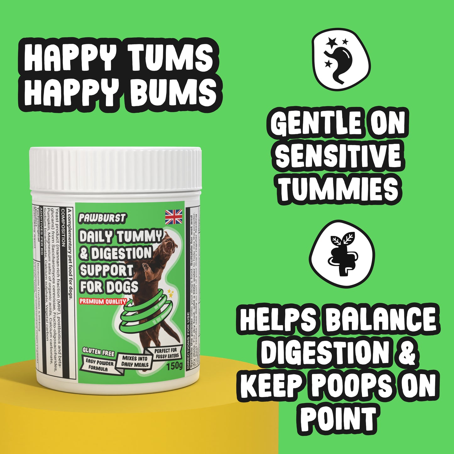 Daily Probiotic & Digestion Supplement for Dogs